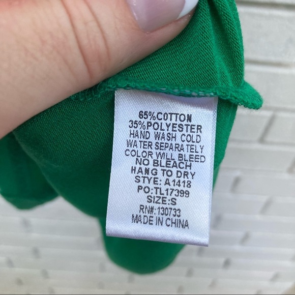 Umgee | Green V-neck Dress Small - Picture 5 of 5